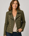INSIGHT BCJ101A03W OLIVE BUTTON JACKET