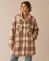 CREATION AM873 FLAID BOUCLE DUSTER PINK