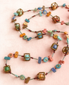 BAMBOO TRADING BPN34 FAIR & SQUARE ORIGINAL NECKLACE PASTEL