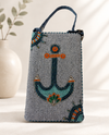 SHB988 ANCHORS AWAY CLUB BAG LIGHT BLUE