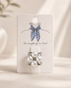 FASHION SCARF RING 214 SLVR 4 PEARL