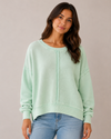 KEREN HART 22066 KNIT PULLOVER SEAFOAM