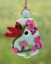 FELT BIRDHOUSE: CHERRY CARDINAL 484094000