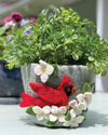 FAIR TRADE FELT FLOWER POT 500204 CARDINAL 502047000
