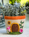 FAIR TRADE FELT FLOWER POT: FUNGI HOUSE 502040000