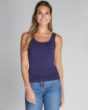 C'EST MOI CEBT1113 BAMBOO TANK SHORT NAVY