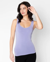C'EST MOI CEBT1113 BAMBOO TANK SHORT LAVENDER