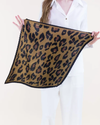 FS41072 LEOPARD CRINKLE SCARF BROWN