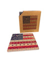 JUNK GYPSY WJCS2865 BOHO FLAG COASTER SET