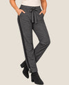 MADE IN ITALY 2120HW JEGGING WITH RIBBON EDGE CHARCOAL