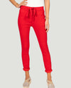 MADE IN ITALY 2120 RIBBON JEGGING RED
