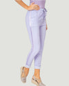 MADE IN ITALY 2120 RIBBON JEGGING LILAC