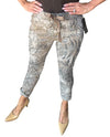 MADE IN ITALY 21506 FLORAL/ANIMAL PRINT JEGGING