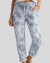MADE IN ITALY 21796 NEW FLOWERS JEGGING light blue