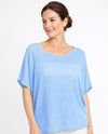 MADE IN ITALY 2201 COTTON KNIT LIGHT BLUE
