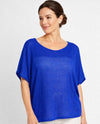 MADE IN ITALY 2201 COTTON KNIT ROYAL BLUE