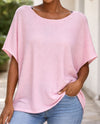 MADE IN ITALY 2671 GLITTER KNIT SWEATER pink