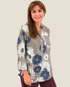 MADE IN ITALY 4700 HAWAIIAN FLOWER taupe