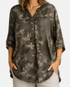 MADE IN ITALY 4700 ONE POCKET SEQUIN TOP BROWN