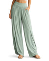 MADE IN ITALY 61248 WIDE LEG SILK PANT silk sage