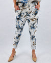 MADE IN ITALY 6175 PRINT STRETCH PANT white