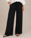 MADE IN ITALY 6364 LOUNGE PANTS black