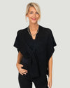 MADE IN ITALY 72929 SHIMMER SHAWL BLACK