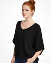 MADE IN ITALY 8091 KNIT SWEATER BLACK
