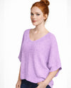 MADE IN ITALY 8091 KNIT SWEATER LAVENDER
