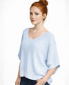 MADE IN ITALY 8091 KNIT SWEATER LIGHT BLUE