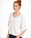 MADE IN ITALY 8091 KNIT SWEATER WHITE