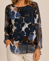 MADE IN ITALY E3290 TWO PIECE MESH TOP navy