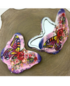 MAGNIFYING MIRROR - BUTTERFLY  PURPLE HALF BUTTERFLY