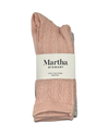 MARTHA STEWARD 6 PR PK CREW SOCKS MS-300/6 SOLID