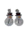 MERRY CHRISTMAS EARRINGS snowman