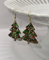 MERRY CHRISTMAS EARRINGS tree