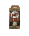 METAL CABIN DECOR NIGHT LIGHT ELK