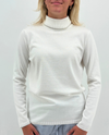 METRIC KNITS TURTLENECK PULLOVER IVORY