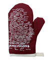 MHP-400 MICHIGAN OVEN MITT maroon