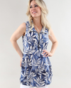 MICHAEL TYLER 26S149 SLVLSS ZIP -UP TUNIC