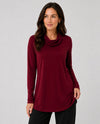 MICHAEL TYLER C6FT16 JERSEY COWL NECK