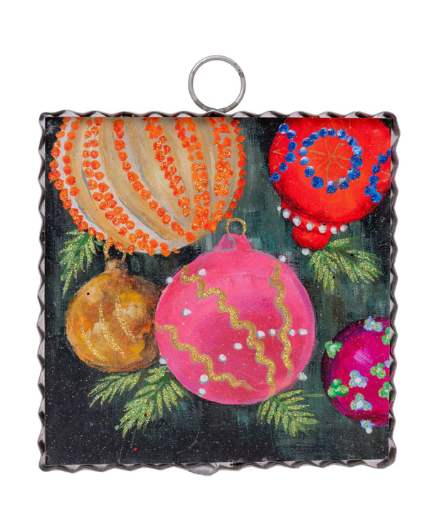 MINI GALLERY CHRISTMAS ORNAMENTS PINK ORNAMENT