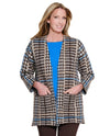MULTIPLES 46603KM OPEN FRONT SWEATER CARDIGAN