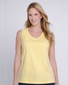 MULTIPLES M16101TM HIGH NECK TANK TOP DAFFODIL