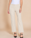 MULTIPLES M35707PM PINTUK FLARE LEG ANKLE PANT WINTER WHITE