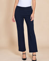 MULTIPLES M35707PP PINTUK FLARE LEG ANKLE PANT MIDNIGHT