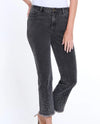 MULTIPLES M45703PM FLARE ANKLE PANT WITH SPARKLE light grey denim