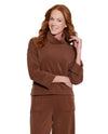 MULTIPLES M46710TM 3/4 SLV TURTLE NECK TOP