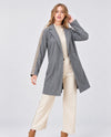 MYSTREE 60420 LONG COAT STRIPE SLEEVE