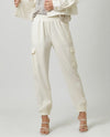 MYSTREE 607814 SIDE POCKET JOGGER PANT CREAM